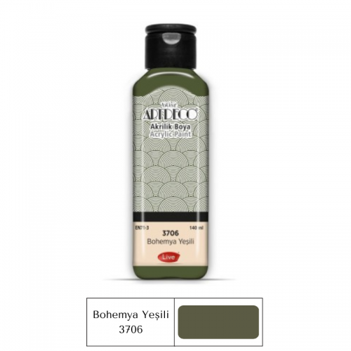 ARTDECO AKRİLİK BOYA 140 ML BOHEMYA YEŞİLİ